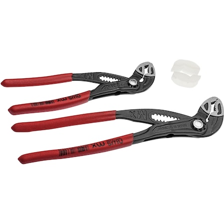 Nws Water Pump Plier Maxi MX 2 PC Set 7 in. & 10 in. w/Plastic Jaws 743